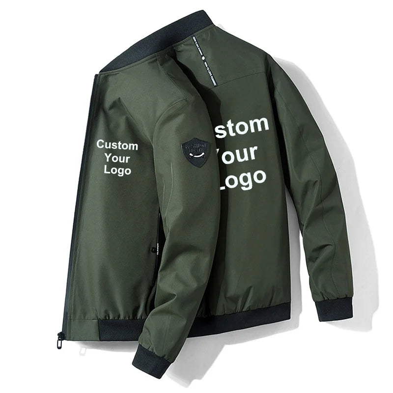 New Customize Your Logo Jackets Breathable Jacket Men Fashion Outdoor Mountain&Hiking Softshell Jackets Training Jackets