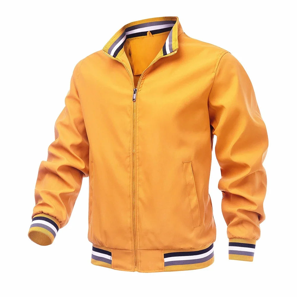 New Jackets for Men Spring Autumn Fahsion Outwears Solid Color Casual Ropa Hombre Coats Racing Windbreaker Men's Jacket overcoat