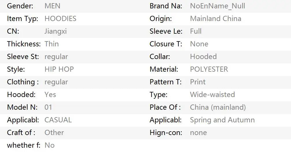Men's Casual Sports Hoodie, Long Sleeve Loose Jacket Zipper Multi-Pocket, Harajuku, Urban Fashion, Autumn and Winter