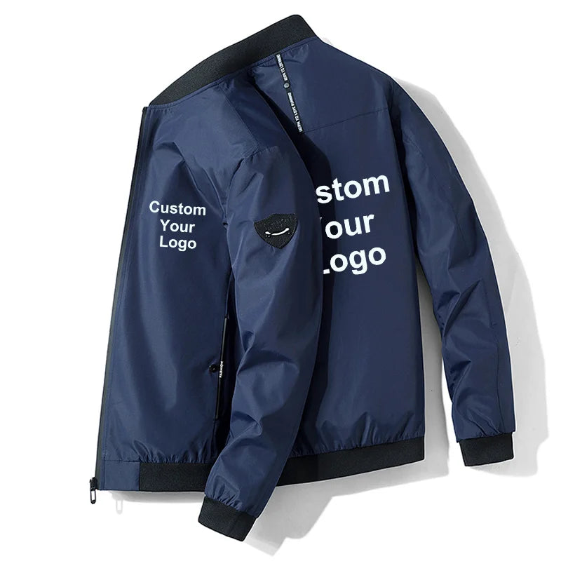 New Customize Your Logo Jackets Breathable Jacket Men Fashion Outdoor Mountain&Hiking Softshell Jackets Training Jackets