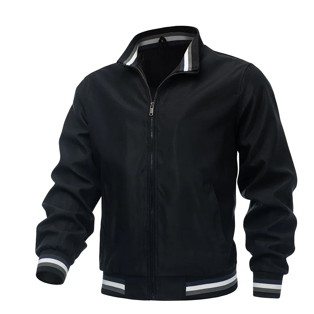 New Jackets for Men Spring Autumn Fahsion Outwears Solid Color Casual Ropa Hombre Coats Racing Windbreaker Men's Jacket overcoat