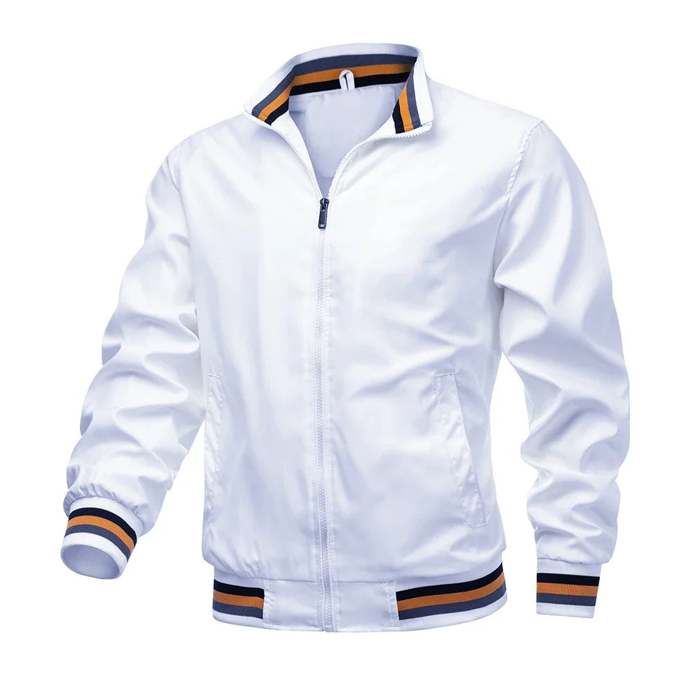 New Jackets for Men Spring Autumn Fahsion Outwears Solid Color Casual Ropa Hombre Coats Racing Windbreaker Men's Jacket overcoat
