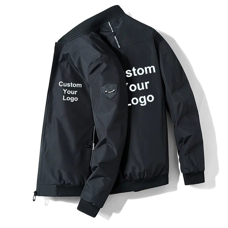 New Customize Your Logo Jackets Breathable Jacket Men Fashion Outdoor Mountain&Hiking Softshell Jackets Training Jackets