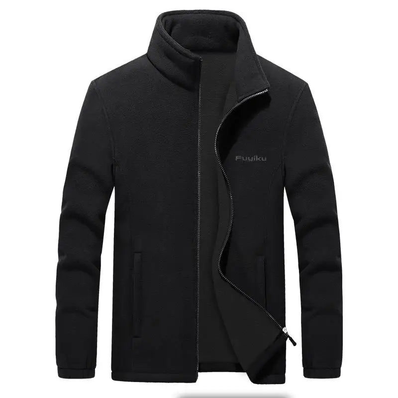 Men's Fleece Jacket Autumn Spring Large Size Big and Tall Men Clothing Jacket Liner Cardigan Plus Size Coat Male M-4Xl Brand