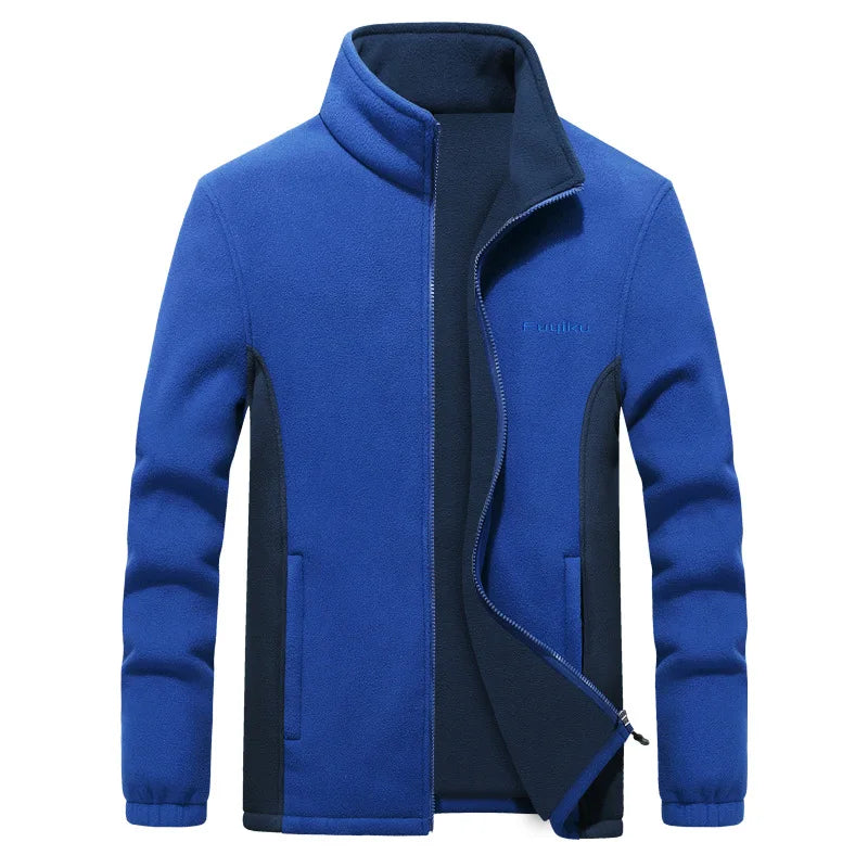 Men's Fleece Jacket Autumn Spring Large Size Big and Tall Men Clothing Jacket Liner Cardigan Plus Size Coat Male M-4Xl Brand