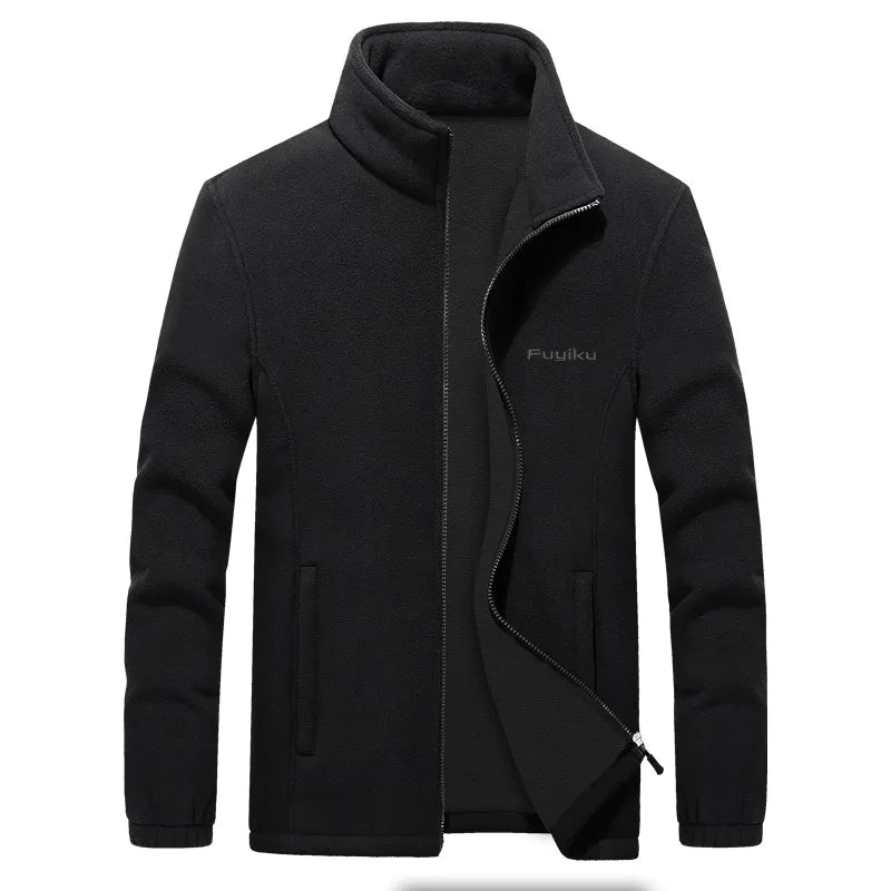 Men's Fleece Jacket Autumn Spring Large Size Big and Tall Men Clothing Jacket Liner Cardigan Plus Size Coat Male M-4Xl Brand