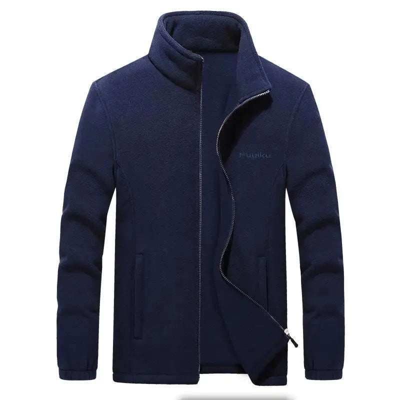 Men's Fleece Jacket Autumn Spring Large Size Big and Tall Men Clothing Jacket Liner Cardigan Plus Size Coat Male M-4Xl Brand