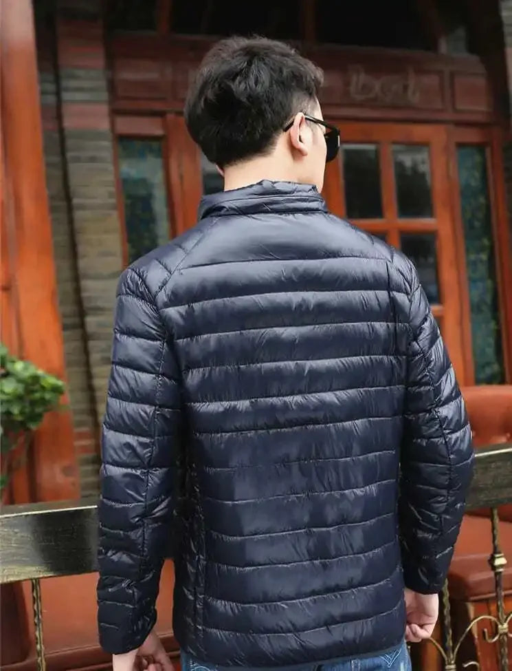 Down Jackets for Men Man Padded Coat Lightweight Puffer Padding Parkas Modern New in & Winter Sale Vintage Outerwear Models 2024
