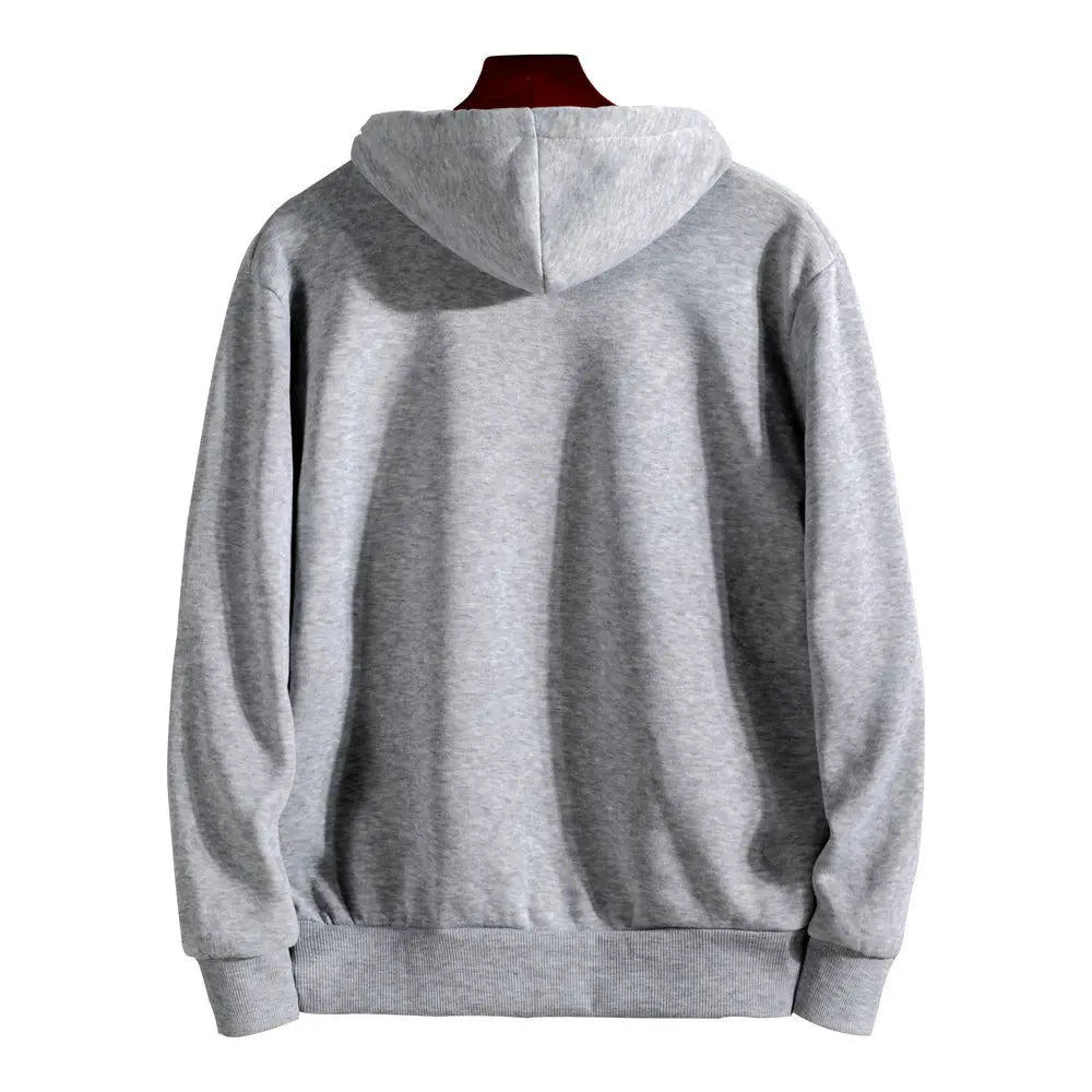 Men's Zipper Jacket All Season Popular Hooded Long Sleeve Sweatshirts France Fashion Streetwear Coat Daily Casual Sport Hoodie