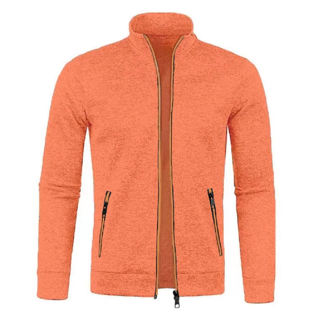 Men Jacket Can Am Off Road Brp Atv Commander Utv Outlander Outerwear Stand Collar Fleece Sweatshirts Jersey Zipper Knitwear Coat