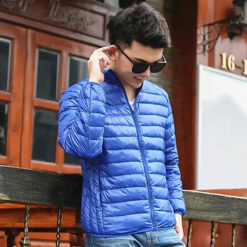 Down Jackets for Men Man Padded Coat Lightweight Puffer Padding Parkas Modern New in & Winter Sale Vintage Outerwear Models 2024