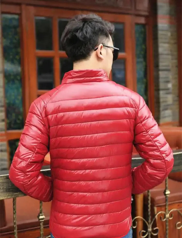 Down Jackets for Men Man Padded Coat Lightweight Puffer Padding Parkas Modern New in & Winter Sale Vintage Outerwear Models 2024