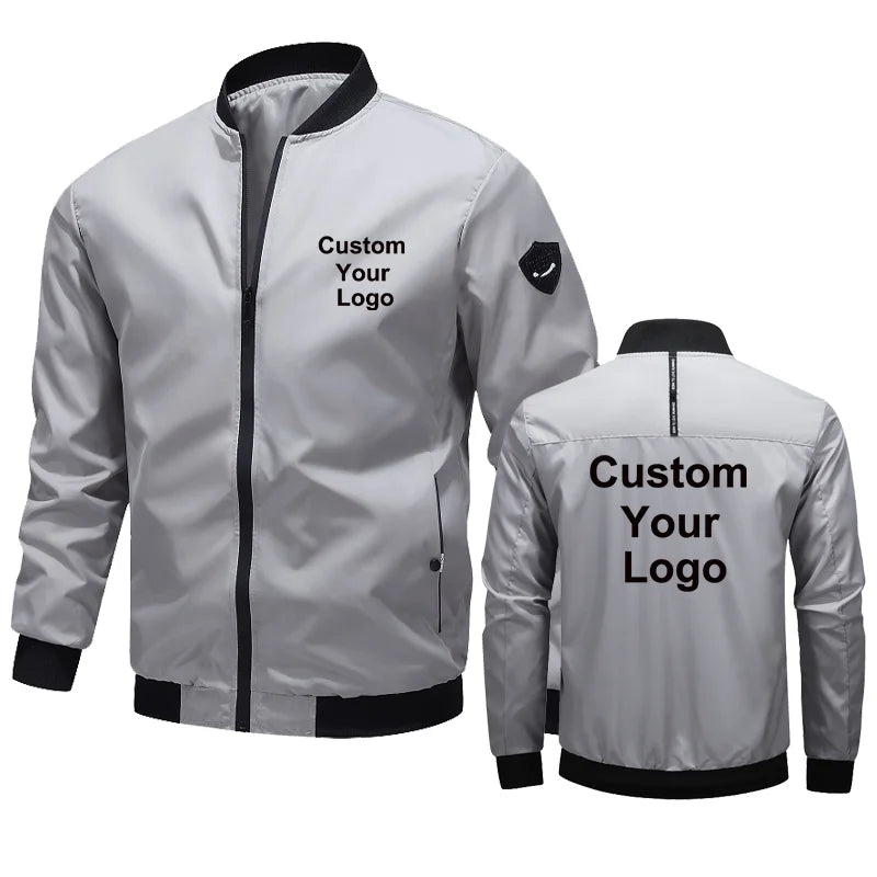 New Customize Your Logo Jackets Breathable Jacket  Men Fashion Outdoor Mountain&Hiking Softshell Jackets Training Jackets