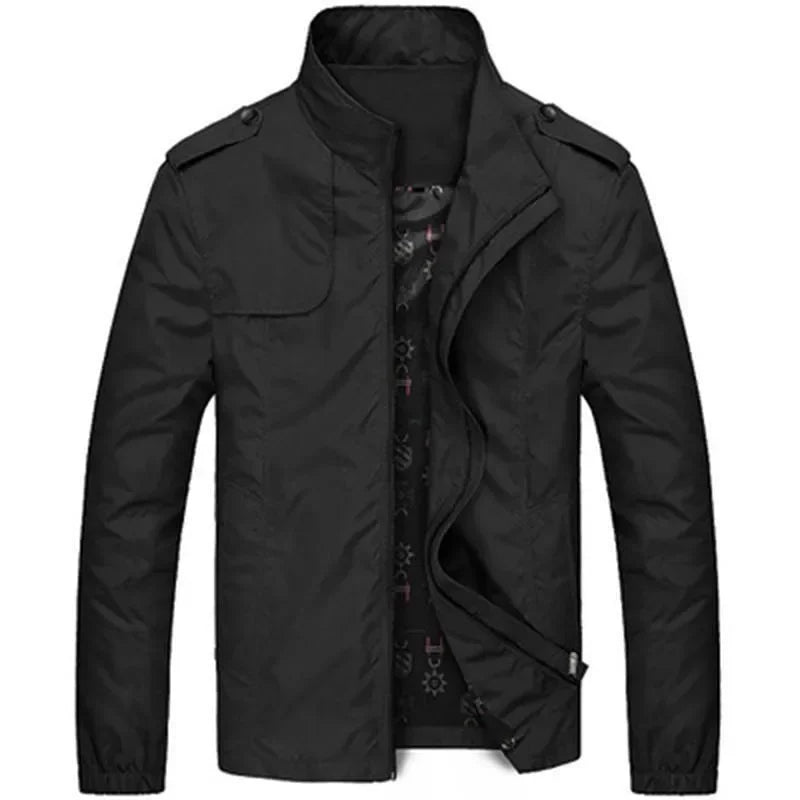 Waterproof jackets Casual Windbreaker Jackets Outdoor Caogo Coat men Plus Size Man Solid Waterproof Men's Zipper Slim fit Jacket