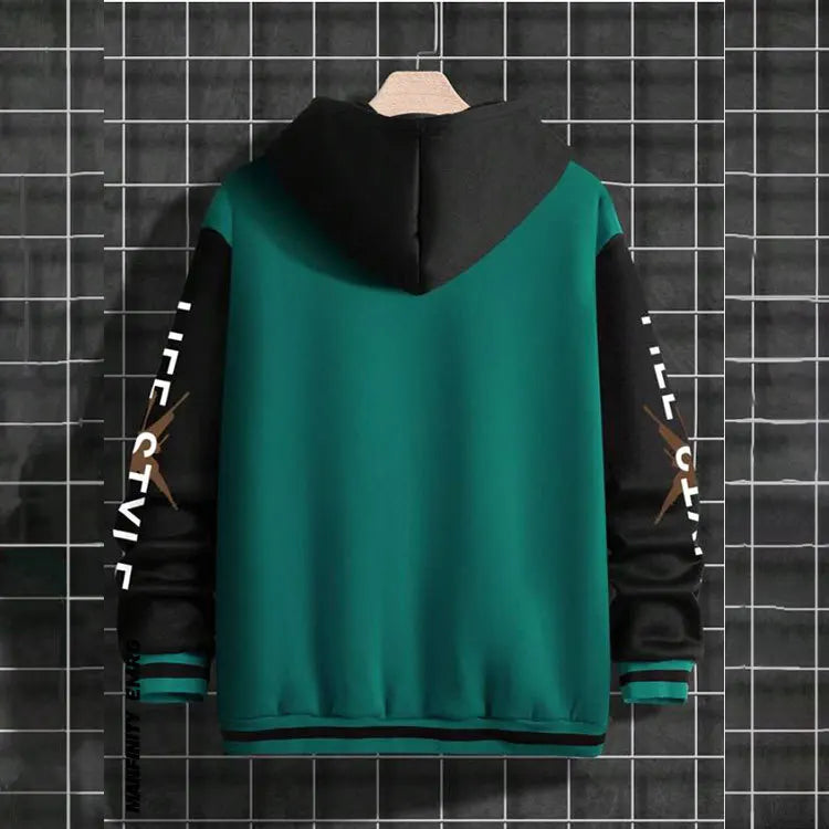 Men's baseball jacket 2023 Spring and Autumn season trendy American high street ruffian handsome young men's loose casual jacket
