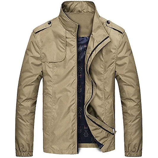 Waterproof jackets Casual Windbreaker Jackets Outdoor Caogo Coat men Plus Size Man Solid Waterproof Men's Zipper Slim fit Jacket