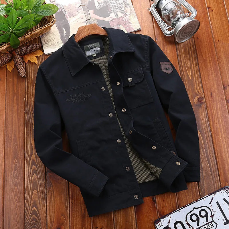 Casual Jackets For Men's Techwear Windproof Black Green Military Bomber Cargo 2024 Spring Autumn Clothing Oversize 5XL