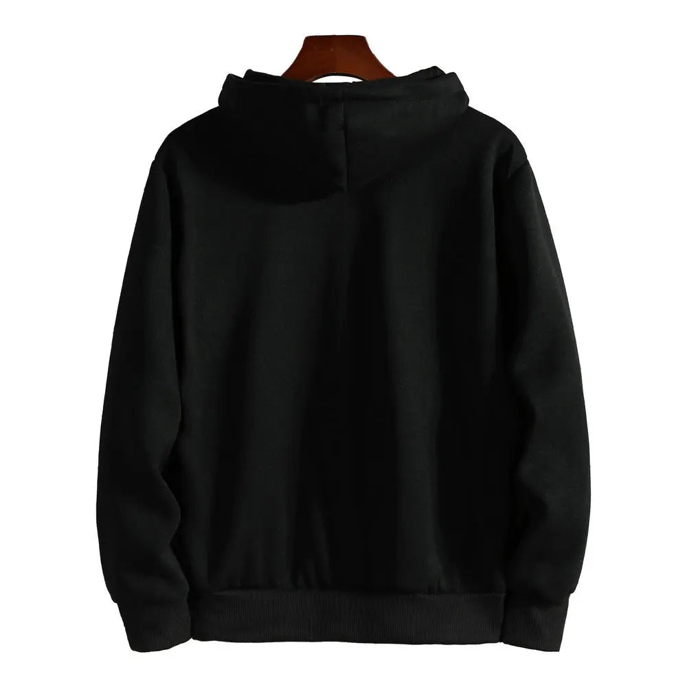 Men's Zipper Jacket All Season Popular Hooded Long Sleeve Sweatshirts France Fashion Streetwear Coat Daily Casual Sport Hoodie
