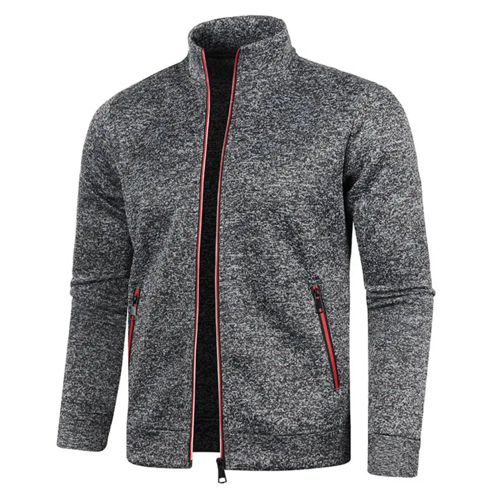 Men Jacket Can Am Off Road Brp Atv Commander Utv Outlander Outerwear Stand Collar Fleece Sweatshirts Jersey Zipper Knitwear Coat