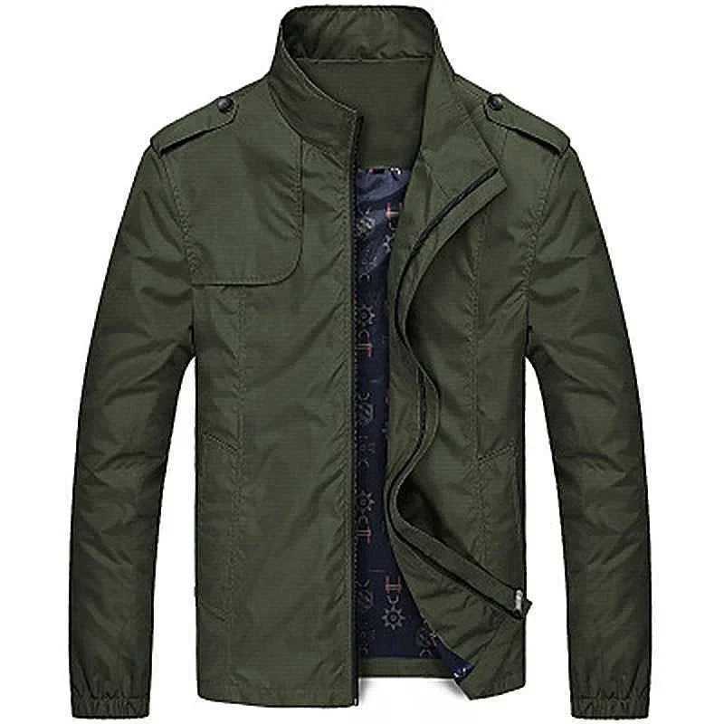 Waterproof jackets Casual Windbreaker Jackets Outdoor Caogo Coat men Plus Size Man Solid Waterproof Men's Zipper Slim fit Jacket