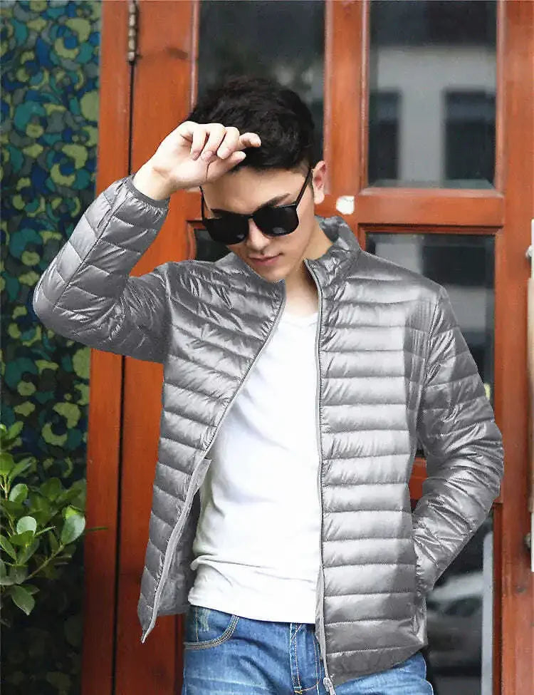 Down Jackets for Men Man Padded Coat Lightweight Puffer Padding Parkas Modern New in & Winter Sale Vintage Outerwear Models 2024