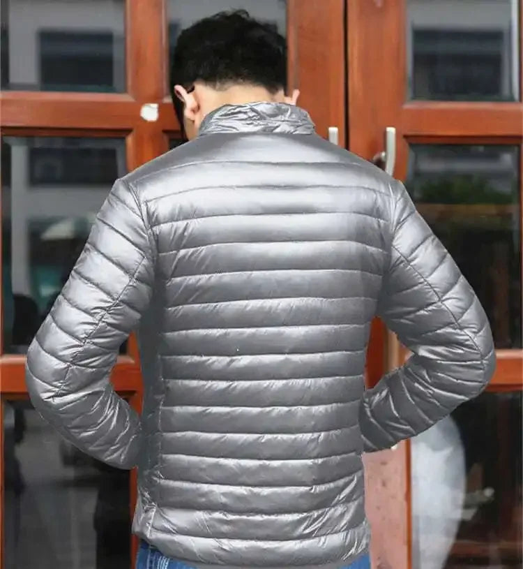 Down Jackets for Men Man Padded Coat Lightweight Puffer Padding Parkas Modern New in & Winter Sale Vintage Outerwear Models 2024