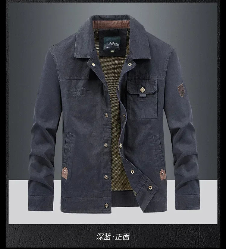 Casual Jackets For Men's Techwear Windproof Black Green Military Bomber Cargo 2024 Spring Autumn Clothing Oversize 5XL